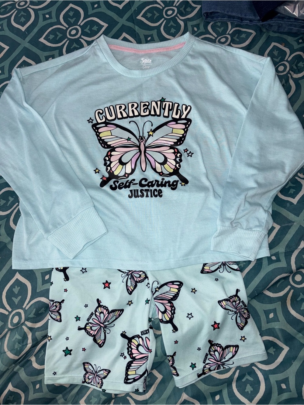 Girls Justice 2-piece pajama set - Size 8
